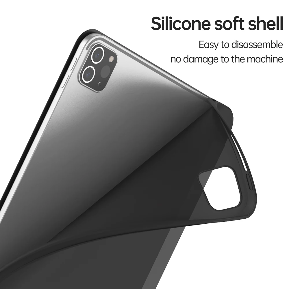 For iPad Pro M1 11 12 9 2022 2021 2020 Case Smart Stand Back Fundas For iPad 11 12.9 Inch Cases A2378 A2377 A2229 A2228