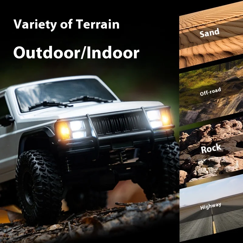 C8809 1/18 RC Auto 2.4G Telecomando Crawler 4WD Arrampicata Elettrica Fuoristrada Modello di Auto Giocattoli per I Bambini