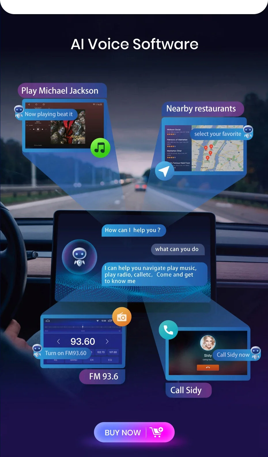 Junsun drahtloses Carplay Android Autoradio für Renault Megane 2 2013-2018 Auto intelligente Systeme rds bt dsp 2 din Autoradio – Detail 24