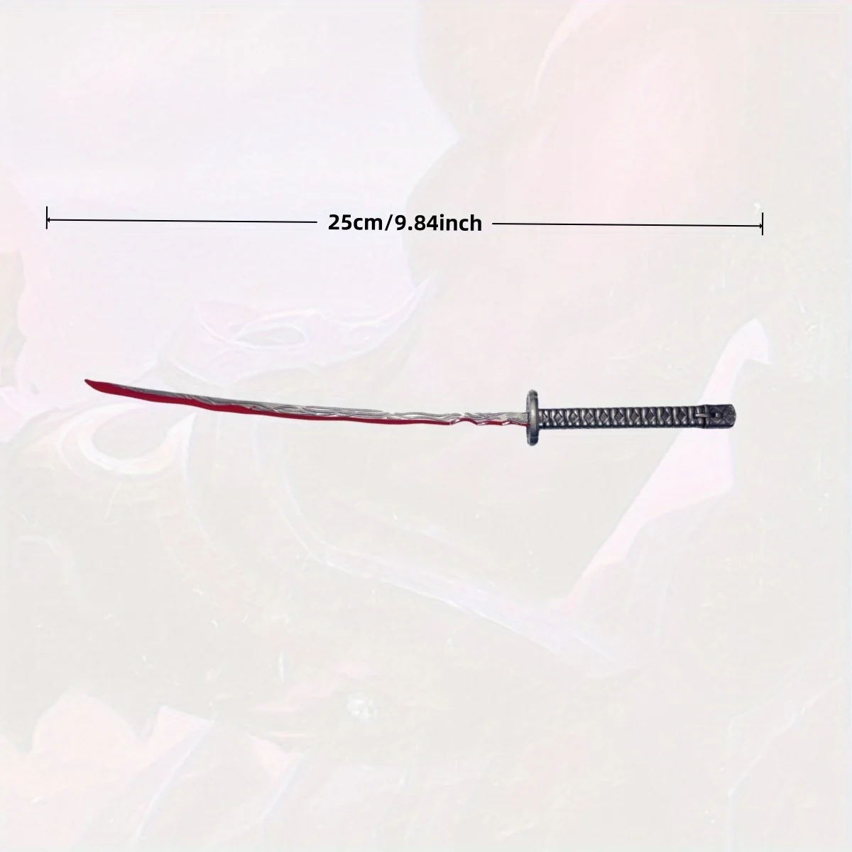 9.8 بوصة Elden Rivers of Blood Metal كاتانا السيف الأصلي الساموراي اليابانية كاتانا صابر النينجا سكين تأثيري اكسسوارات الدعامة لعبة