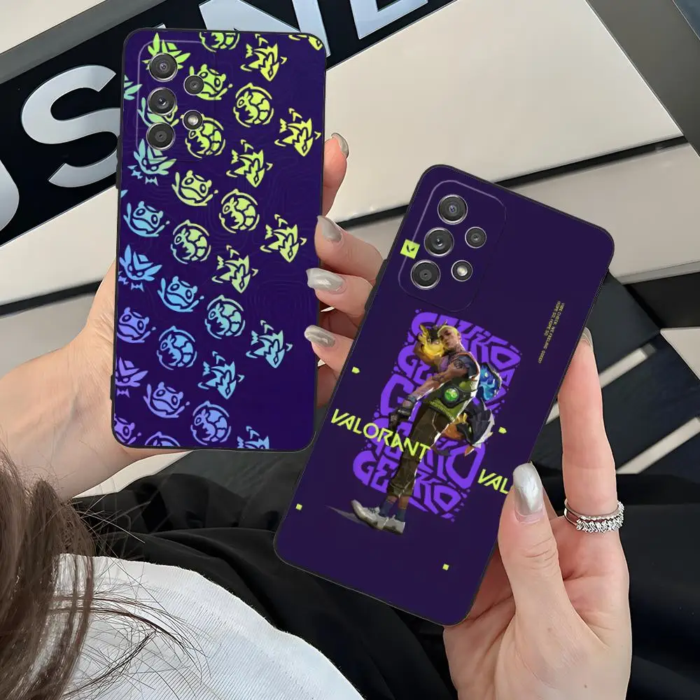 

Valorant Gekko Mobile Cell Phone Case for Samsung Galaxy M55 54 42 35 34 33 32 23 22 15 14 13 12 F55 5G Colour Protective Pretty