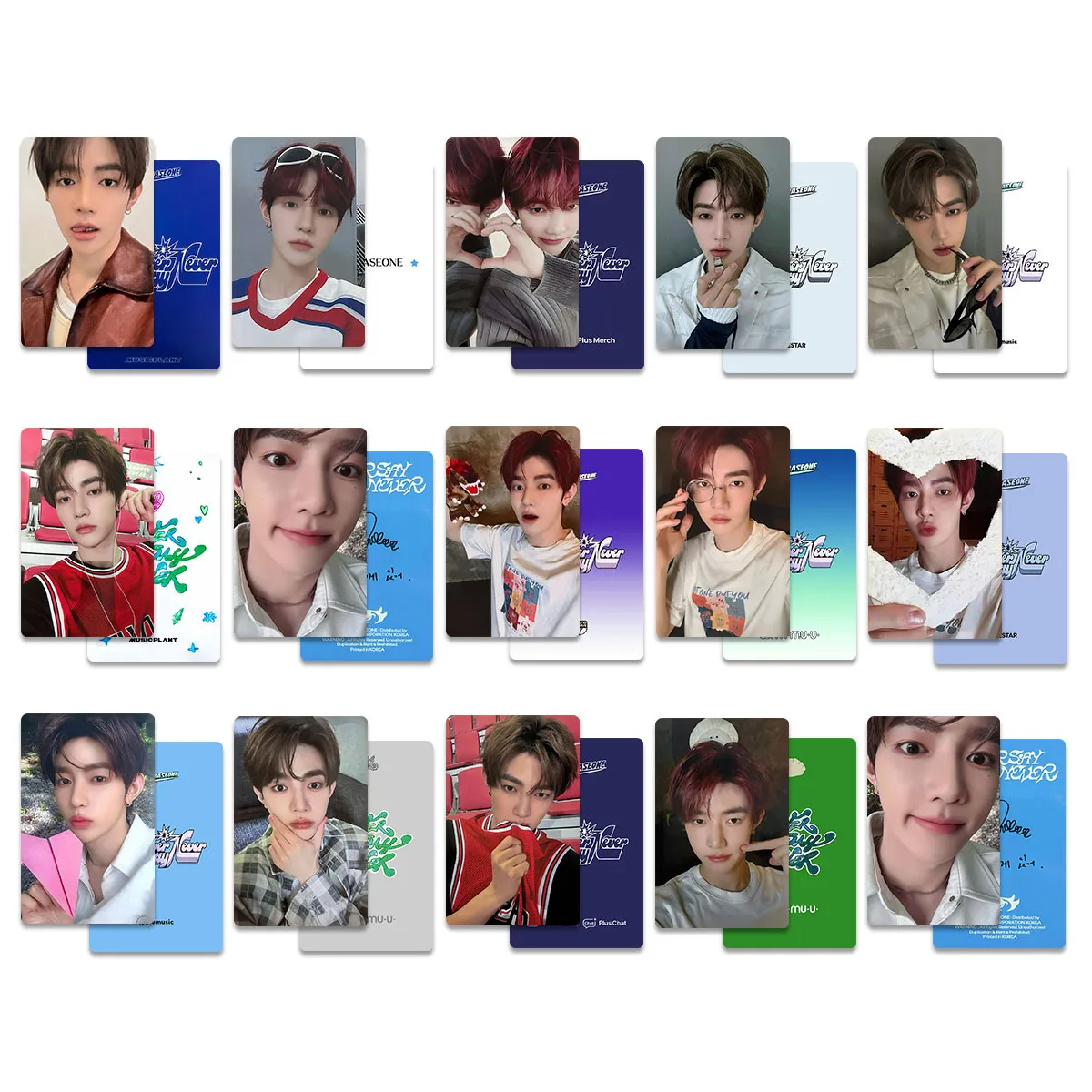 KPOP الكورية الجنوبية الصبي الفرقة ZB1 بطاقة صغيرة عادية لا تقل أبدًا تشانغ هاو المجموعة الشخصية ألبوم بطاقة إضافية الطرفية #5