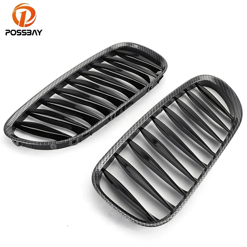 Car Styling Grill Front Center Wide Kidney Hood Replacement Grilles for BMW Z4 Roadster E85 3.0i/3.0si/M3.2 2002 2003 2004-2009