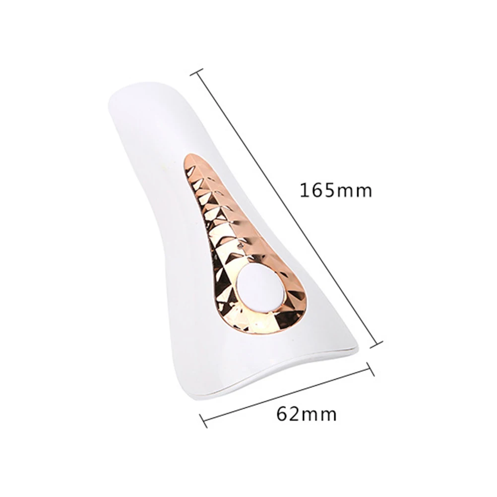 

1pc Portable Led Nail Drying Lamp Premium Gel Uv Led Light Manicure Tool Timer Salon Home Travel Use Golden White Durable Energy