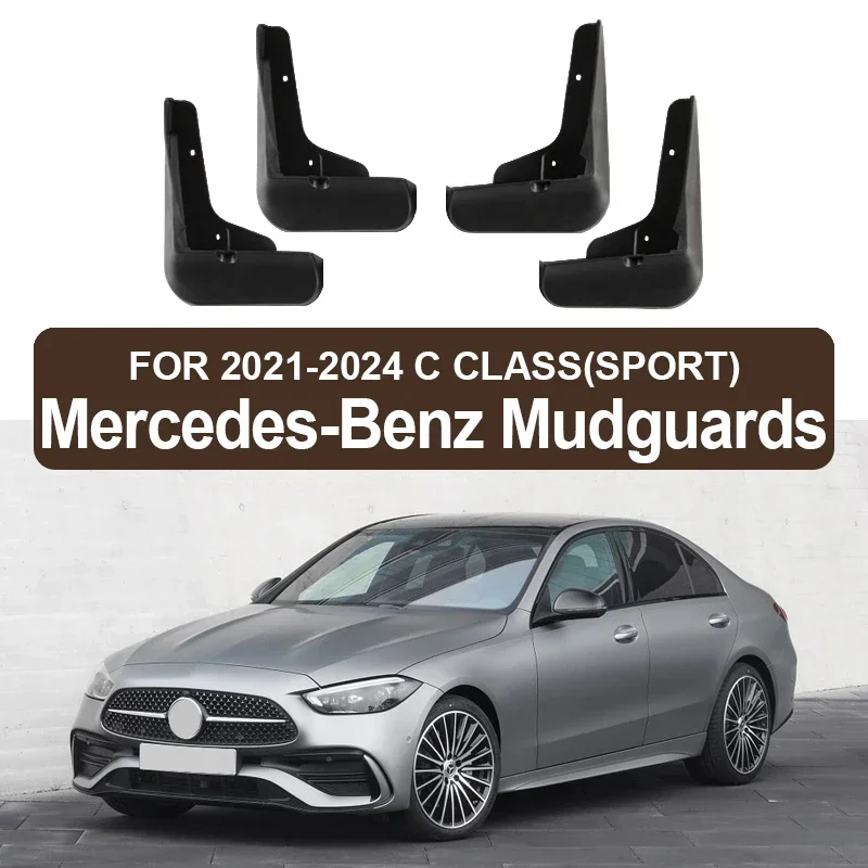 

Soft Mud For Mercedes-Benz C CLA 2008-2024 Fender Mudguard Mud Flaps Guard Splash Front Rear Flap Mudguards Car Accessories