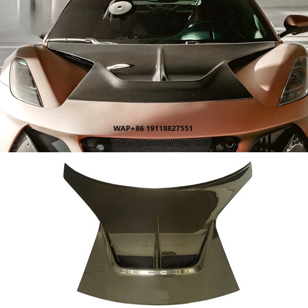 PU-Design Dry Carbon Fiber Engine Hood for Lotus Emira V Style Upgraded Body Kit Car Accessories Aerodynamic Kit Top-Selling