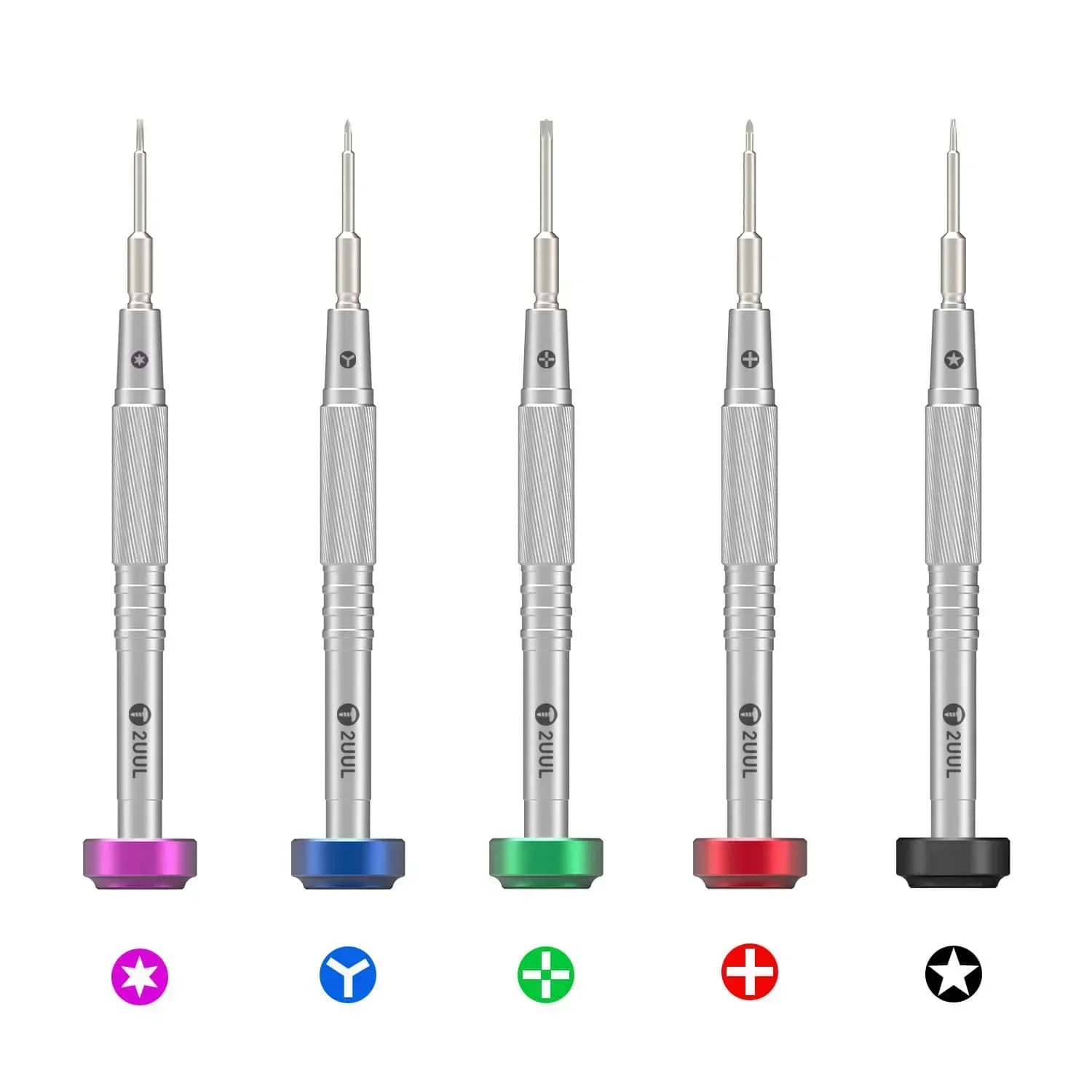 2UUL Precise Repair Screwdriver for IPhone 6s 7 8 Plus Android Mobile Phone MotherBoard LCD Screen Screw Dismantling Set Tools