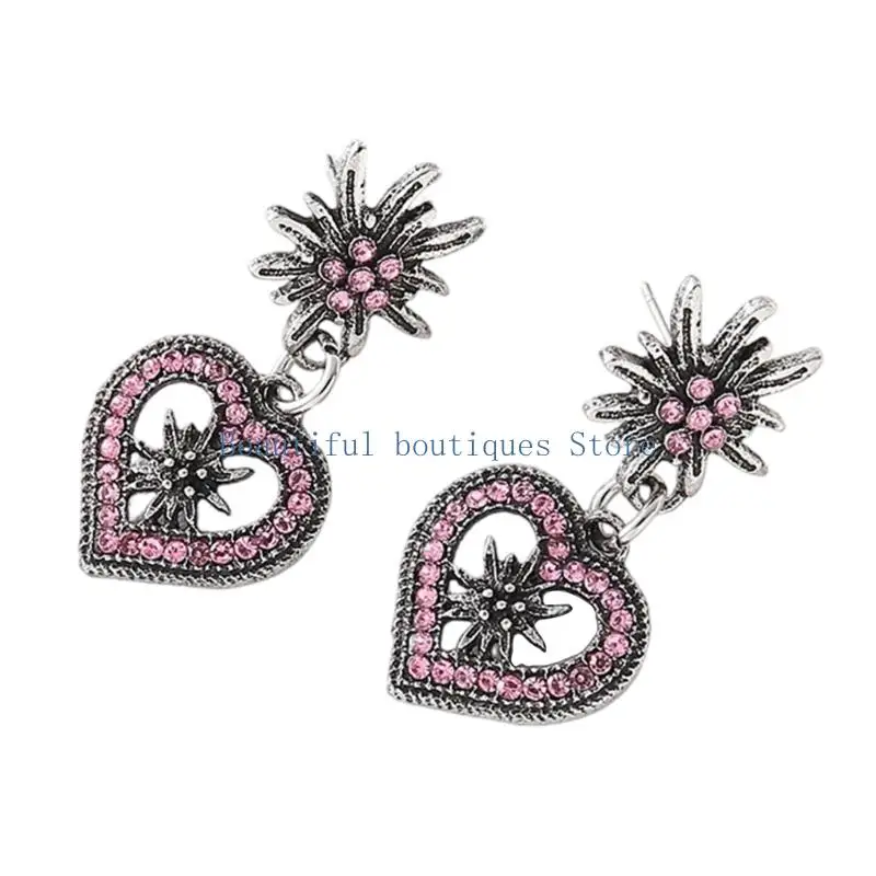 u4lf-привлекательные-женские-серьги-Эдельвейс-кулон-серьги-модные-украшения-для-ушей