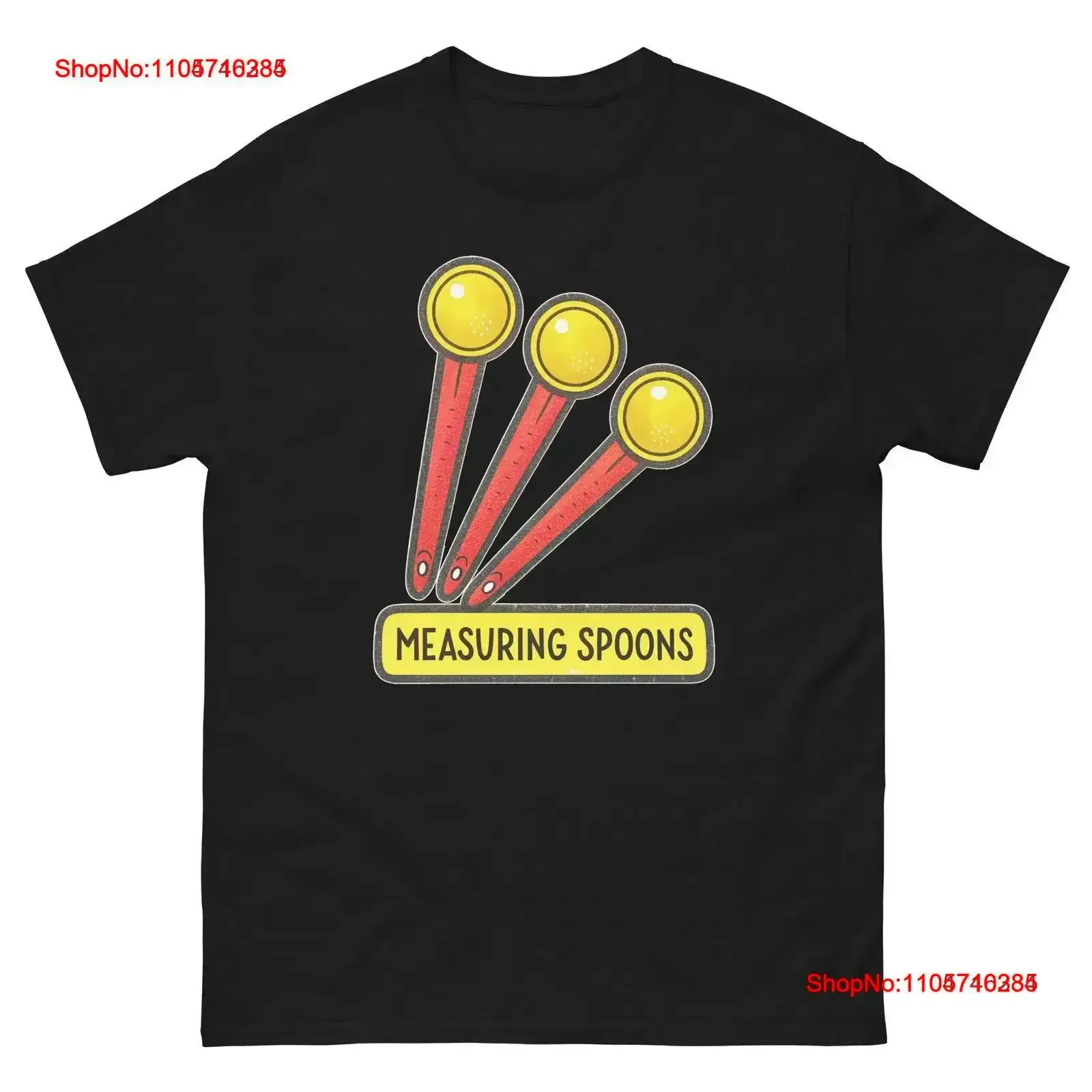 Measuring Spoon Kitchen Home Cooking Culinary Utensil T Shirt vintage Washed Versatile Comfortable Soft designer clothes