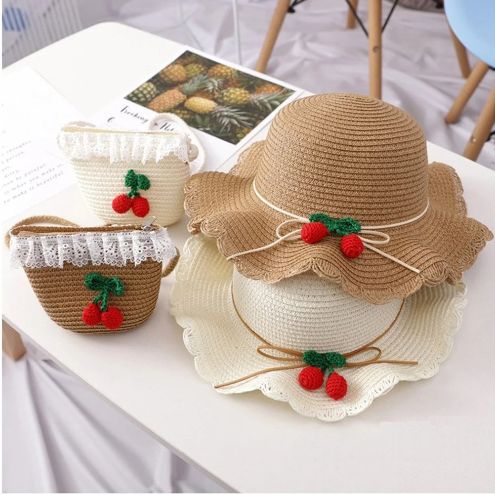 10Pcs Knit Style Cherry Earring DIY Kit Resin Earring Decor for Trendy Simulation Fruit Design Eardrop Ornaments Ideal