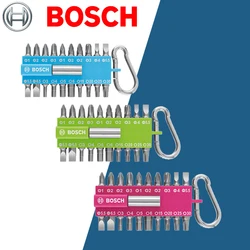 Bosch 21-Piece Set Screwdriver Bit Set Blue with Universal Bit Holder Carabiner Accessory Cordless Screwdriver Tools Parts