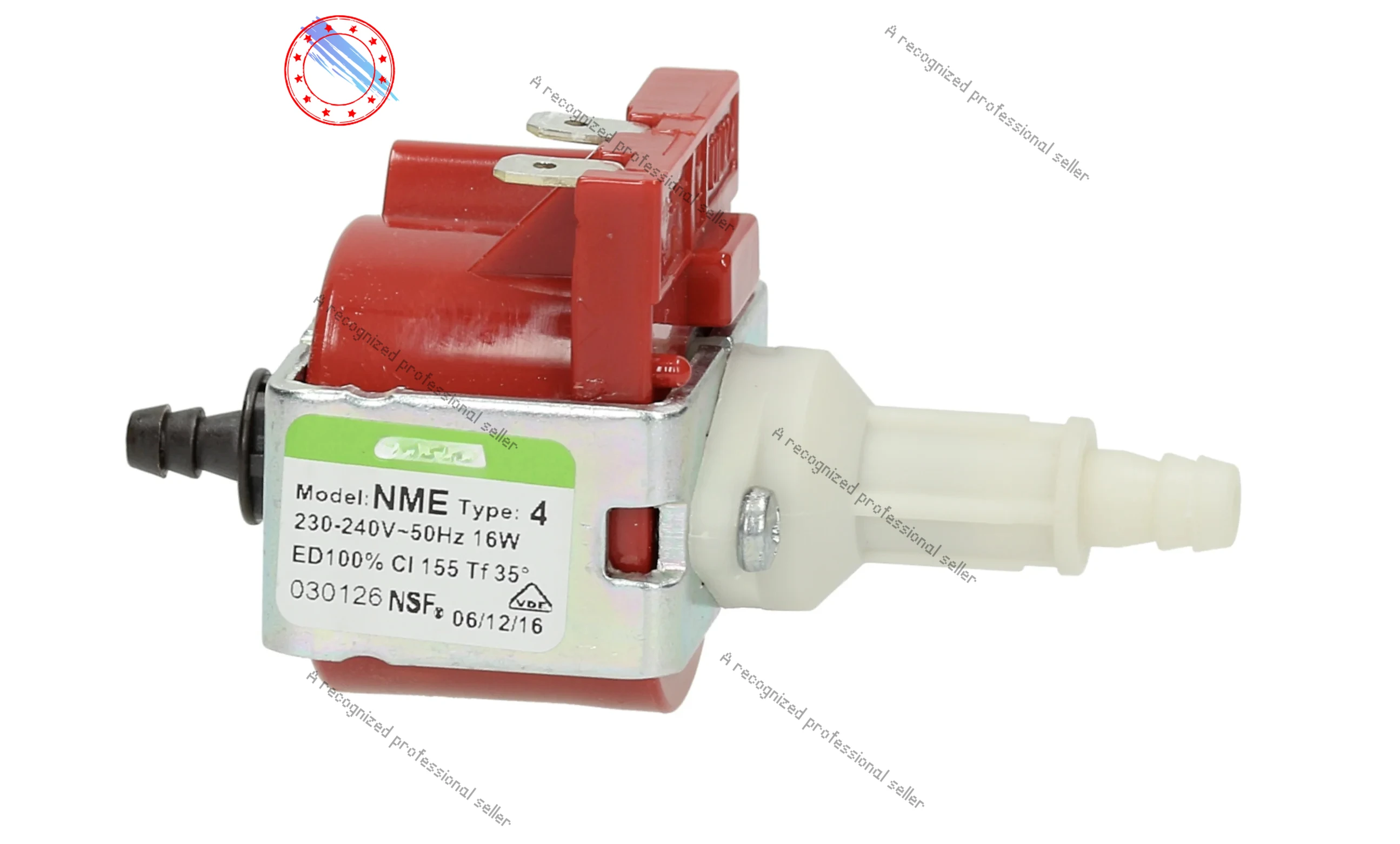

ULKA NME TYPE 4 16 Вт 230-240 В переменного тока NSF соленоидный водяной насос кофемашина 50 Гц 2 контакта