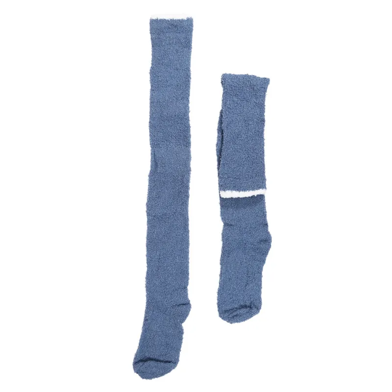 شتاء دافئ المرجان الصوف الإفراط في جوارب طويلة إلى الركب للنساء أفخم المنزل النوم الطابق جورب طويل Jk الصلبة لينة الفخذ العليا متعة جورب