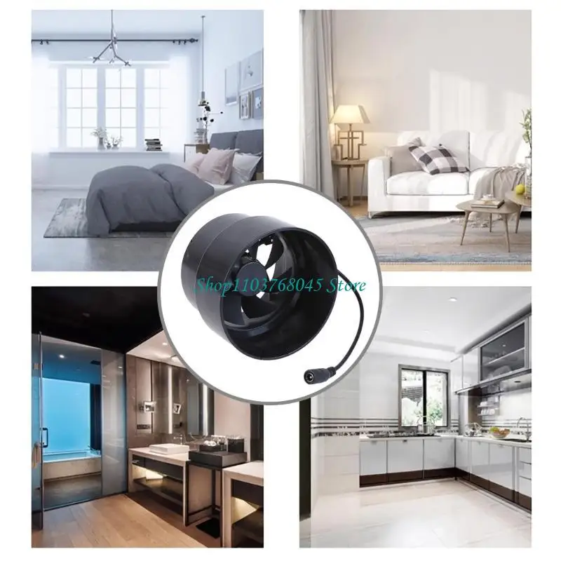 

Высокоэффективный вытяжной вентилятор 12 В от 110 мм до 100 мм для кухонь, ванных комнат и укрытий для домашних животных, курятников, кухонной вентиляции