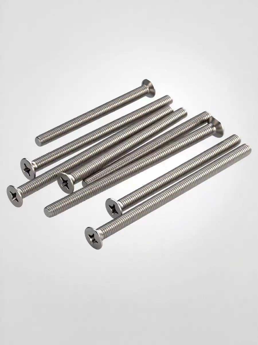 สกรูหัวจมแบบไขว้ M2 M2.5 M3 M3.5 M4  ทำจากสแตนเลส 304 A2-70 มาตรฐาน GB819