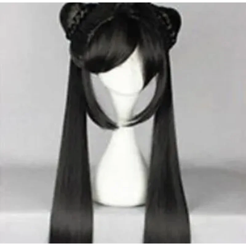 Twist Braid Anime Cosplay Wig Ancient Hairstyle Bla Wig Heat Resistant Wig