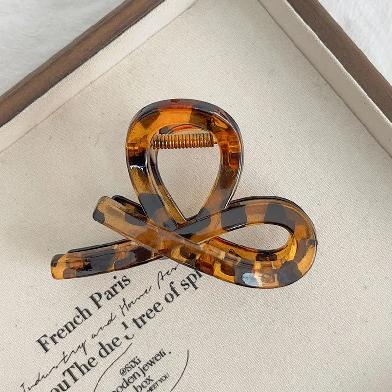 Vintage Haarspange mit geometrischer Schleife für hohe Pferdeschwänze – Haarklammer für Damen, Haarschmuck für den Hinterkopf – Detail 19