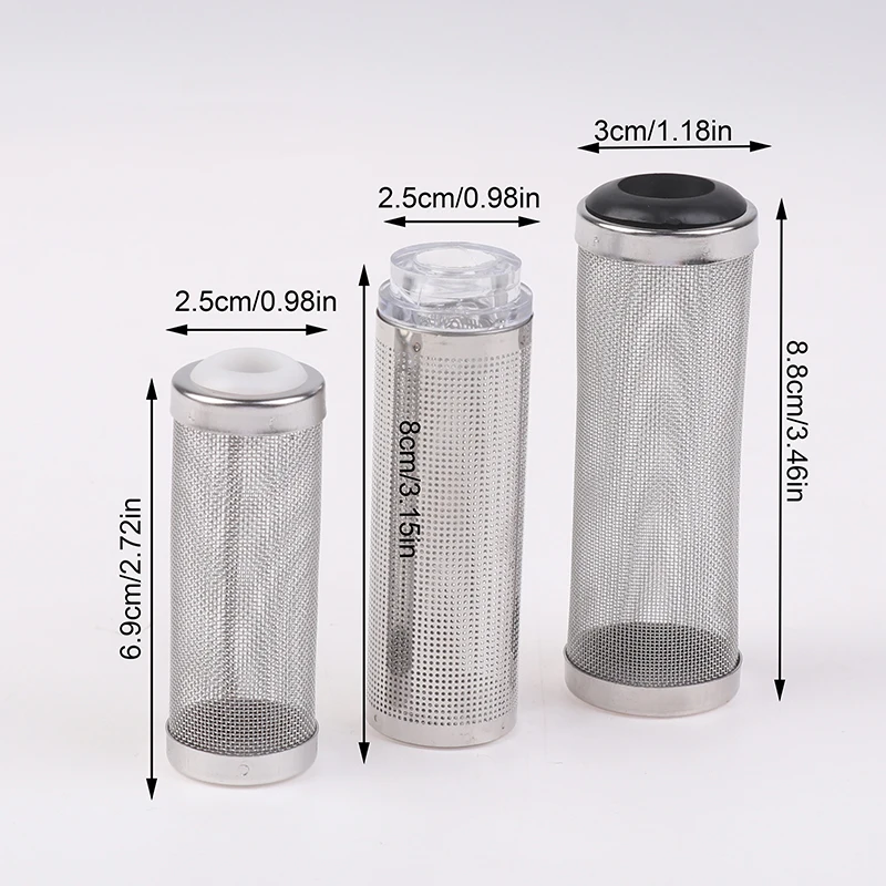 12/16MM Aquarium Stainless Steel Inflow Inlet Filter Mesh Net Guard Fish Tank Filter Accesories Intake Strainer Prefilter Cover