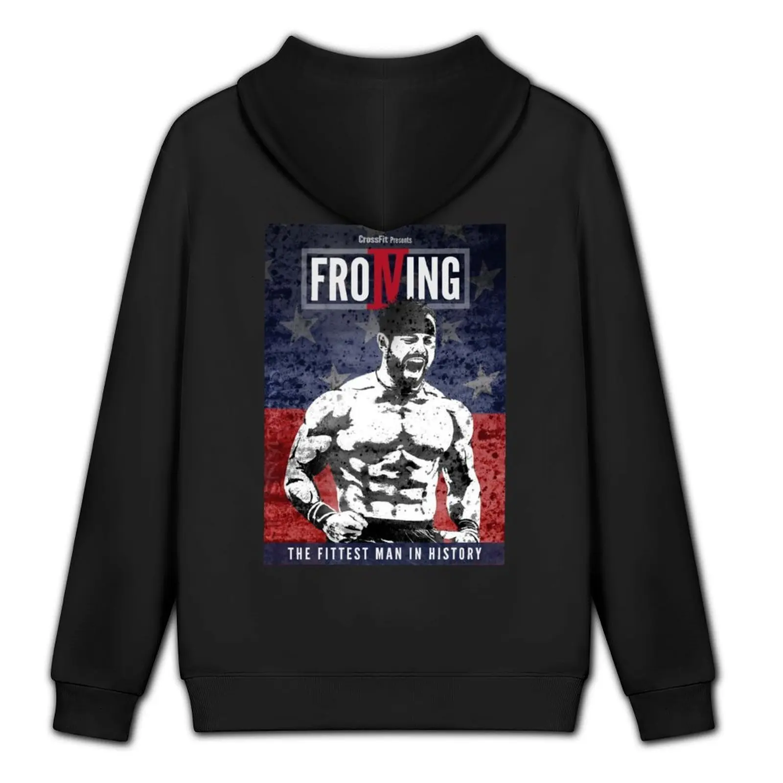 سترة بغطاء للرأس من Rich Froning ملابس كورية للرجال مصممة ملابس رجالي جرافيك تي شيرت بقلنسوة للرجال