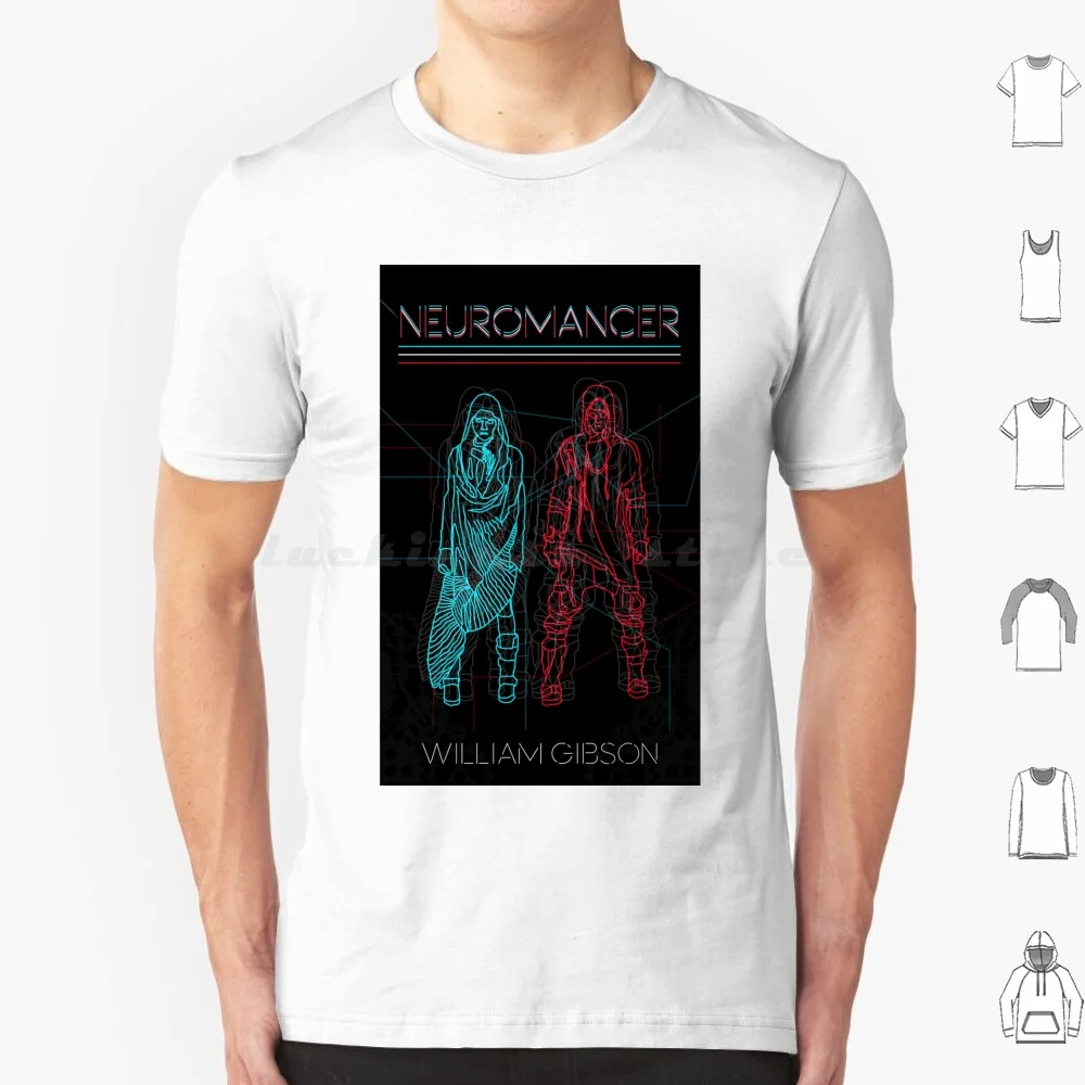 T-shirt Neuromancer Ызц 4060 6xl en coton, t-shirt cool William Robot Slick Henry Cyborg Johnny Mnemonic Sally Shears Future Armitage