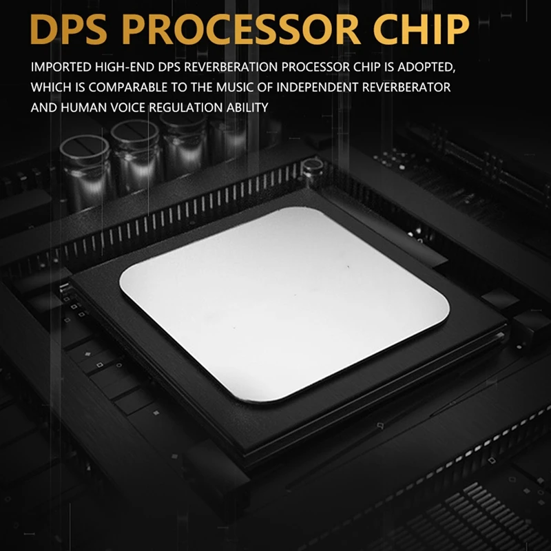 KP4 Audio Mixer With Effects For Professional Beginners Stereo Input Live Streaming 4 Channel Mixer Stereo Mixer