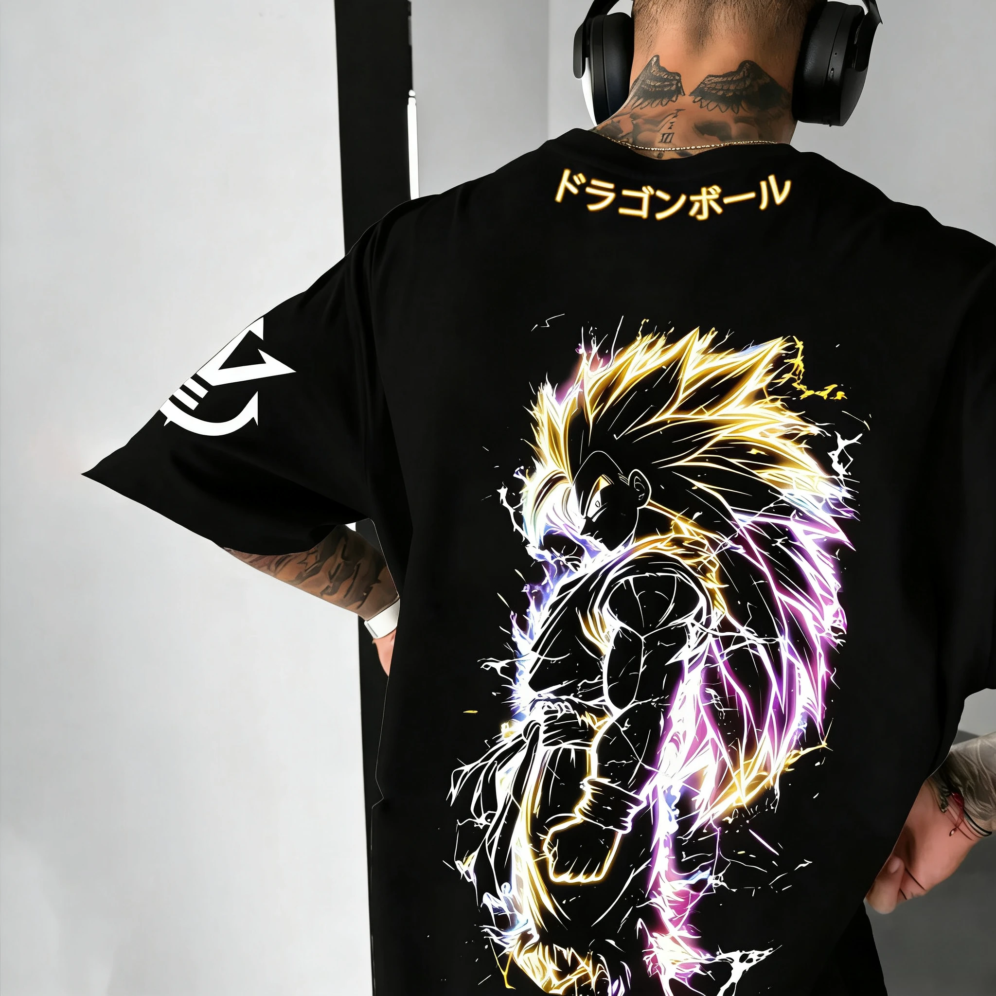 جديد لعبة دراغون بول جوكو مطبوعة قصيرة الأكمام بانداي فضفاضة للرجال والنساء 2026 الصيف تنفس رياضي موضة تي شيرت ins #1