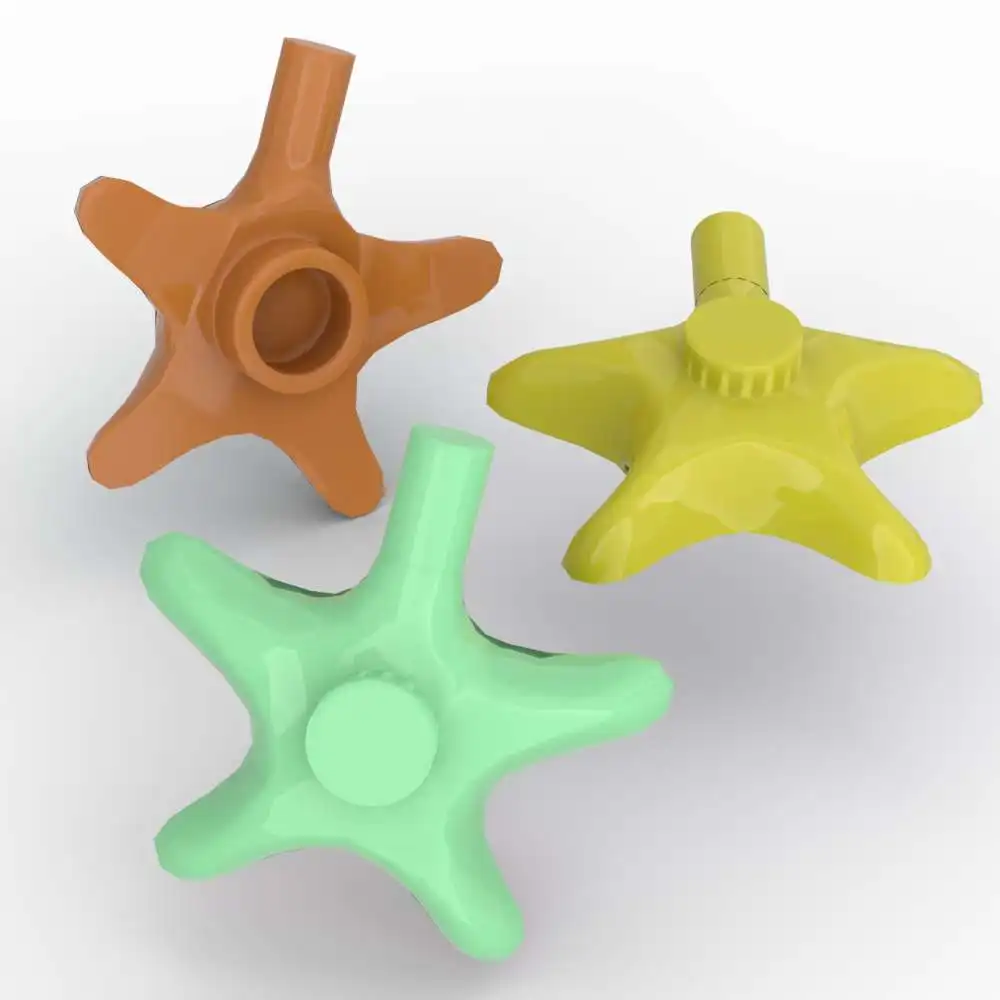 MOC 10PCS 33122 Sea Star Ocean Sea Creature Stitching Substitutable Brick Water Animal Starfish Building Block Toy Holiday Gifts