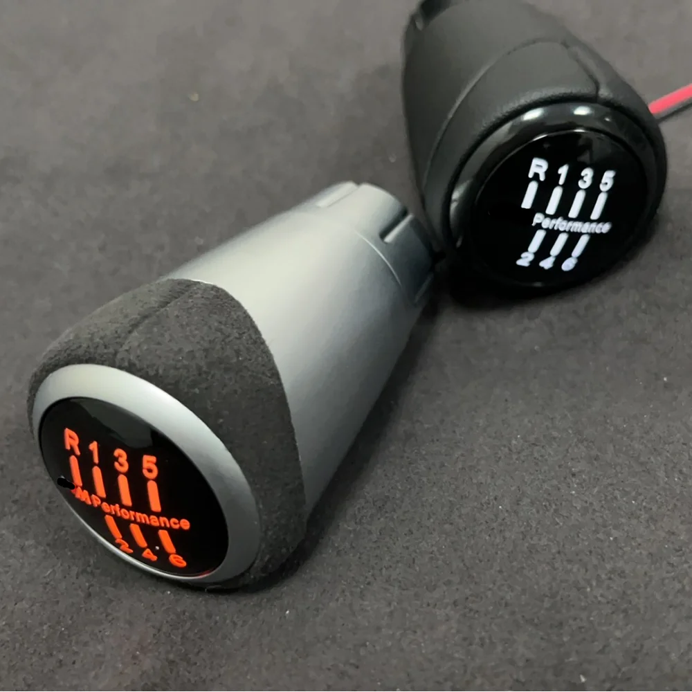 

Suitable for BMW manual gearbox upgrade and modification mp led shift knob handball with weight white light, orange light