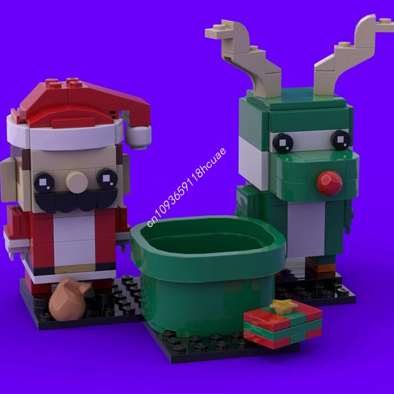 215 pièces MOC jeu d'aventure édition Yoshi modèle Brickheadz blocs de construction bricolage brique Architecture créative jouets cadeaux de noël