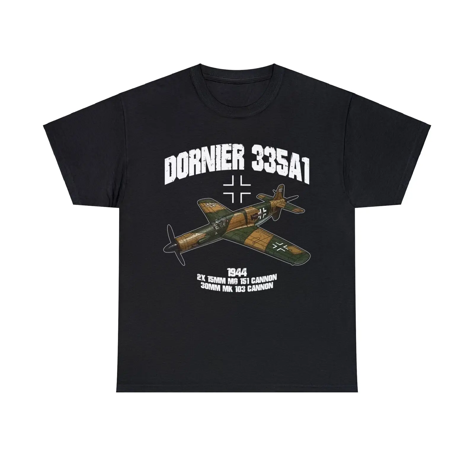 WWII German Dornier Do 335 A-1 Pfeil (Arrow) Fighter T-Shirt 100% Cotton O-Neck Short Sleeve Summer Casual Mens T-shirt