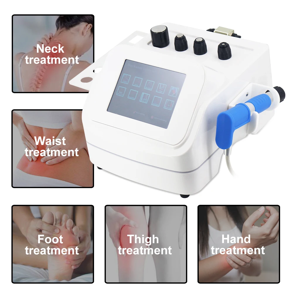 Pneumatic Shock Wave For ED Treatment Massage Pain Relief Shockwave Therapy Machine Body Relaxation Massager 8Bar Physiotherapy