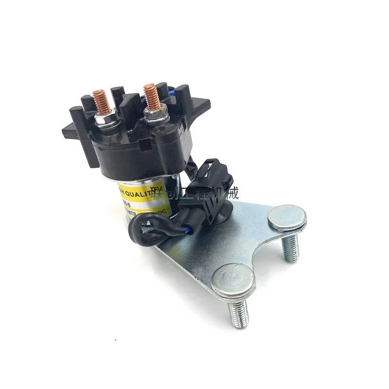 For Kobelco SK200 SK210 SK250 SK260 SK330 SK350-8Super8 Start motor relay J05/J08 Excavator Parts