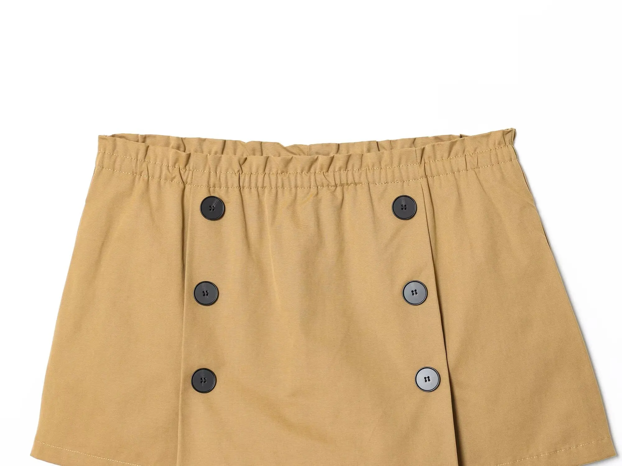 Maxdutti Herbst Damenbekleidung American College Style Retro Zweireiher Culottes Hohe Taille A-Linie Rock für Frauen