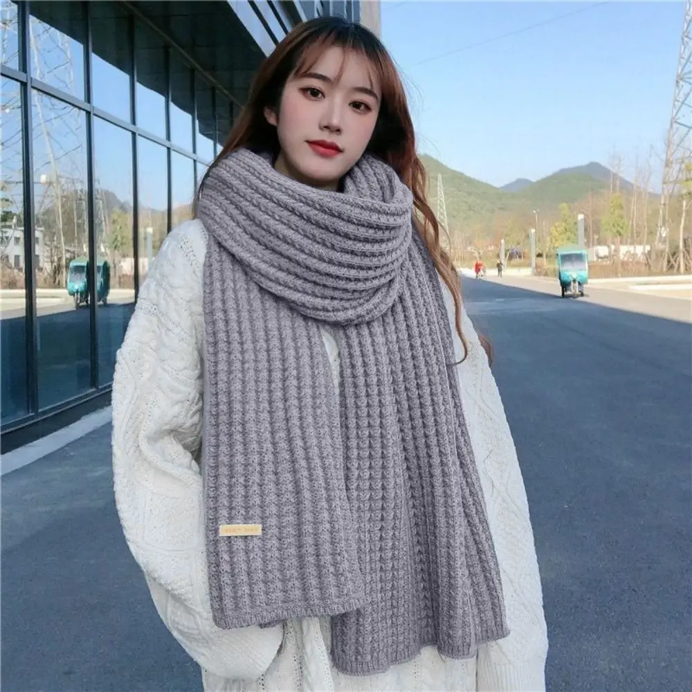 Fashion Men Women Thermal Neck Warmer Windproof Knitting Scarf Couple Warm Neck Cover Skiing Motorcycle Scarf Warm Tube