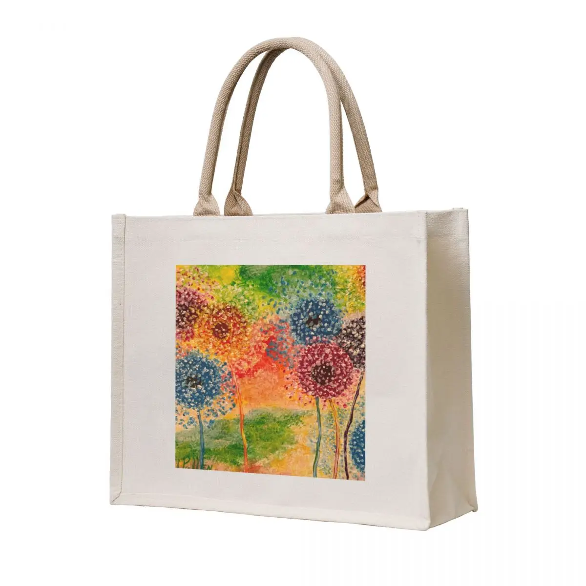 

Sarah’s Dandelions Tote Bag tote bag screen Canvas bag for women tote bags aesthetic