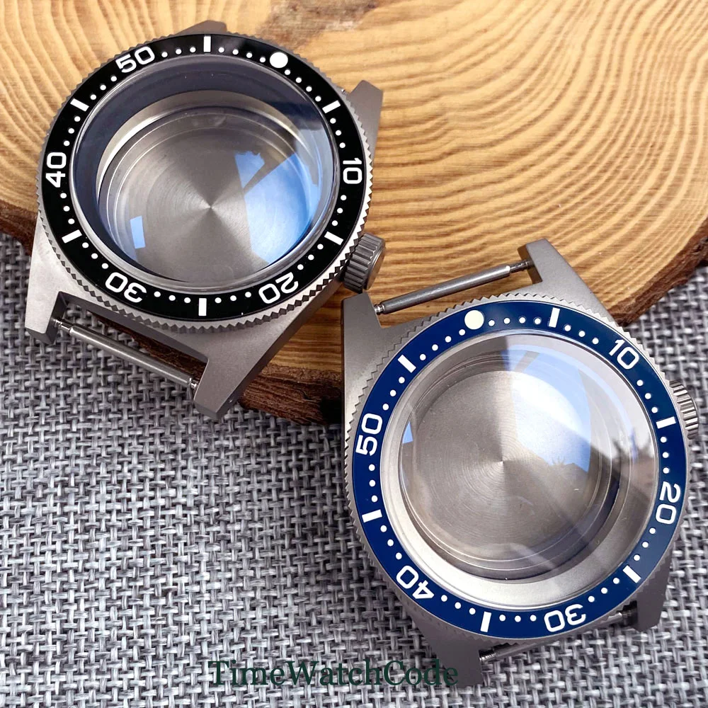 41mm 62MAS Watch Case Titanium for NH35 NH36 NH38 ETA2824 SW200 PT5000 Anti-allergy AR Domed Sapphire Crystal 30ATM Waterproof