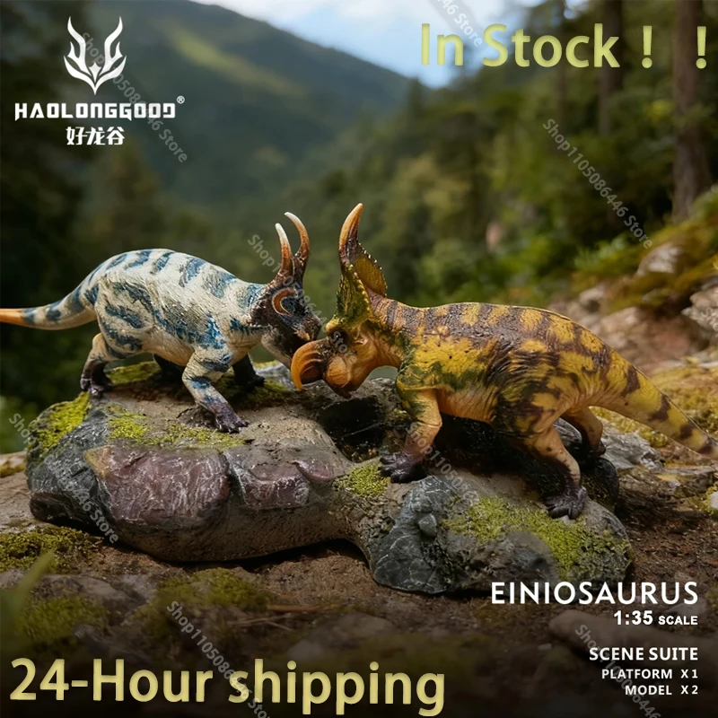 

В наличии HaoLongGood 1/35 трицератопс энинозавр энозавр динозавр боевая статуя модель динозавры игрушечные фигурки подарок