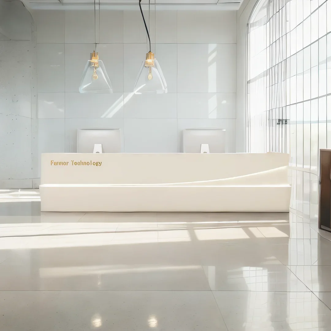 Small Desk Counter Salon Plexiglass Furniture Bar Beauty Store Showcase Shop Stores Hairdressing Escritorio Modern Help Front