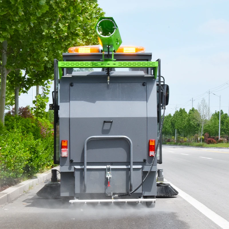 Customized CE Certified New Electric Street Sweeping Vehicle Burnishing Vacuum Brush System 1500-2500mm Sweeping Width Urban Sid