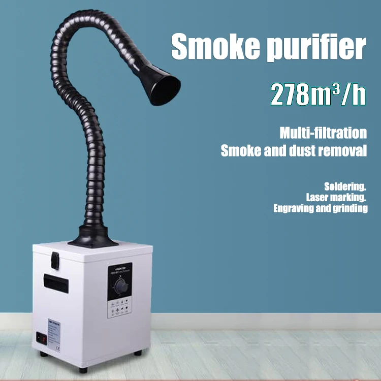 

For Laser Engraving Nail Salon 3D DTF Printer,Digital Printing Soldering Fume Extractor FES150 DTF Smoke Absorber Purifier