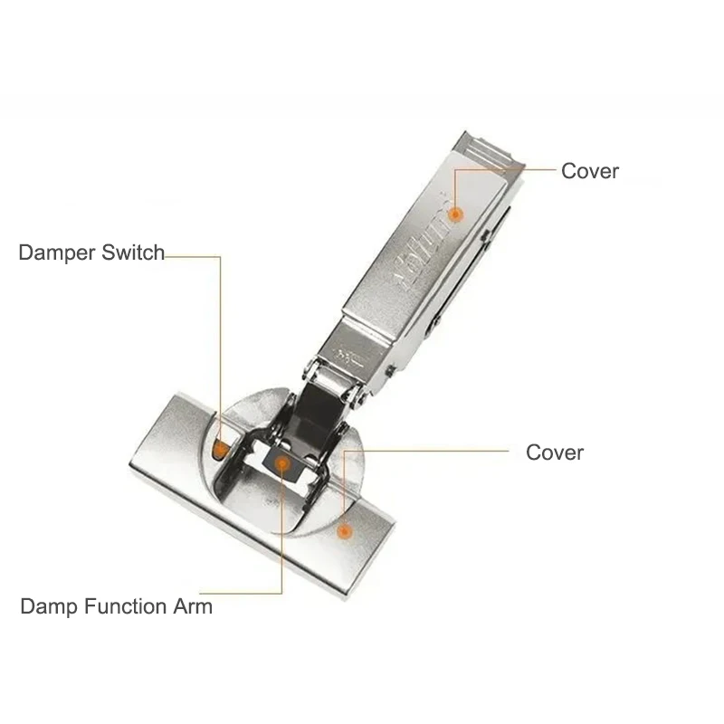 Blum CLIP top BLUMOTION Soft Close Hinges, 110 degree, Self Closing, Frameless, with Mounting Plates and hinge cover plates