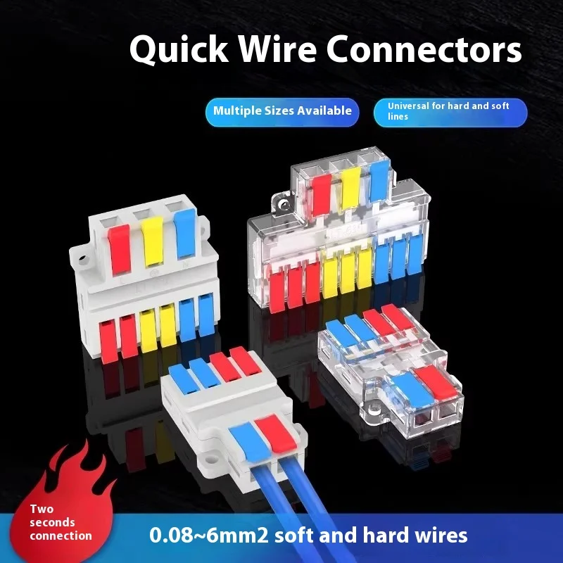 

Быстрый разъем Многовходной разъем для проводов с несколькими выходами Многофункциональный разъем для разъема Разъем для разъема