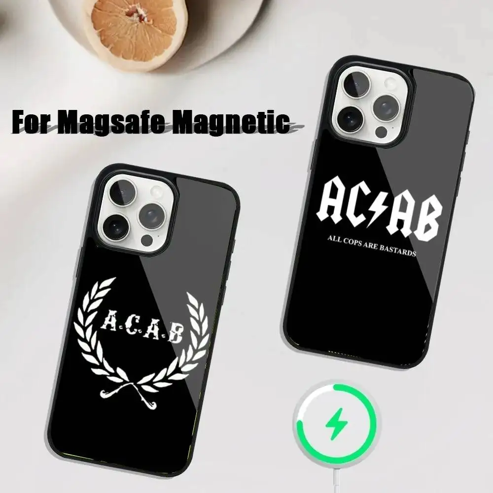 

A-Acab Ultras Phone Case For iPhone 17,16,15,14,13,12,11,Pro,Max,Plus,Mini,SE4,E Magnetic Magsafe Wireless Charging