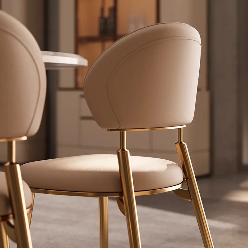 Sillas de Comedor para Hotel Hiroshima, Respaldo Elegante, Sillas Altas para Conferencias, Comedor, Oficina, Juegos, Silla de Comedor, Muebles
