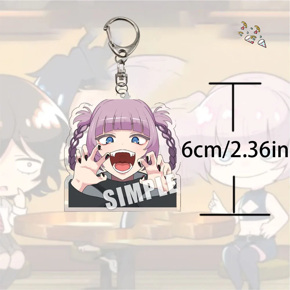 Anime CALL OF THE NIGHT Acrylic Keyring Figure YAMORI KO NANAKUSA NAZUNA Model Cartoon Keychain Cosplay Bag Pendant Fans Gift