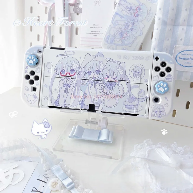 

Original Design Switch2 Protective Shell Cartoon Custom Watercolor Angel Y2k Girl Switch Oled Hard Shell Ns Lite Anime Periphera