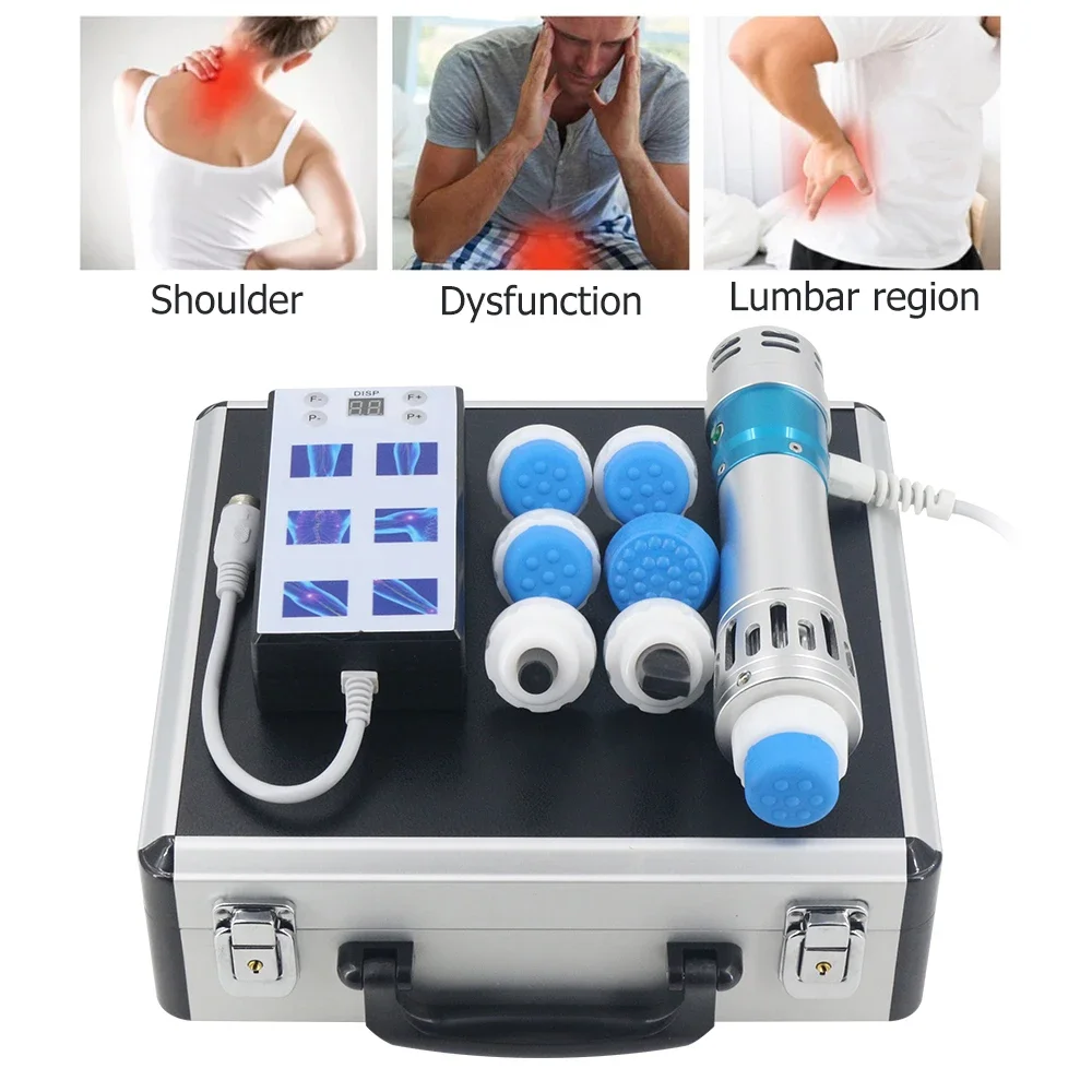 

Professional Shockwave Therapy Machine 7 Heads Massager for Back Neck Pain Relief Ballistic Physiotherapy Device Muscle Relaxat