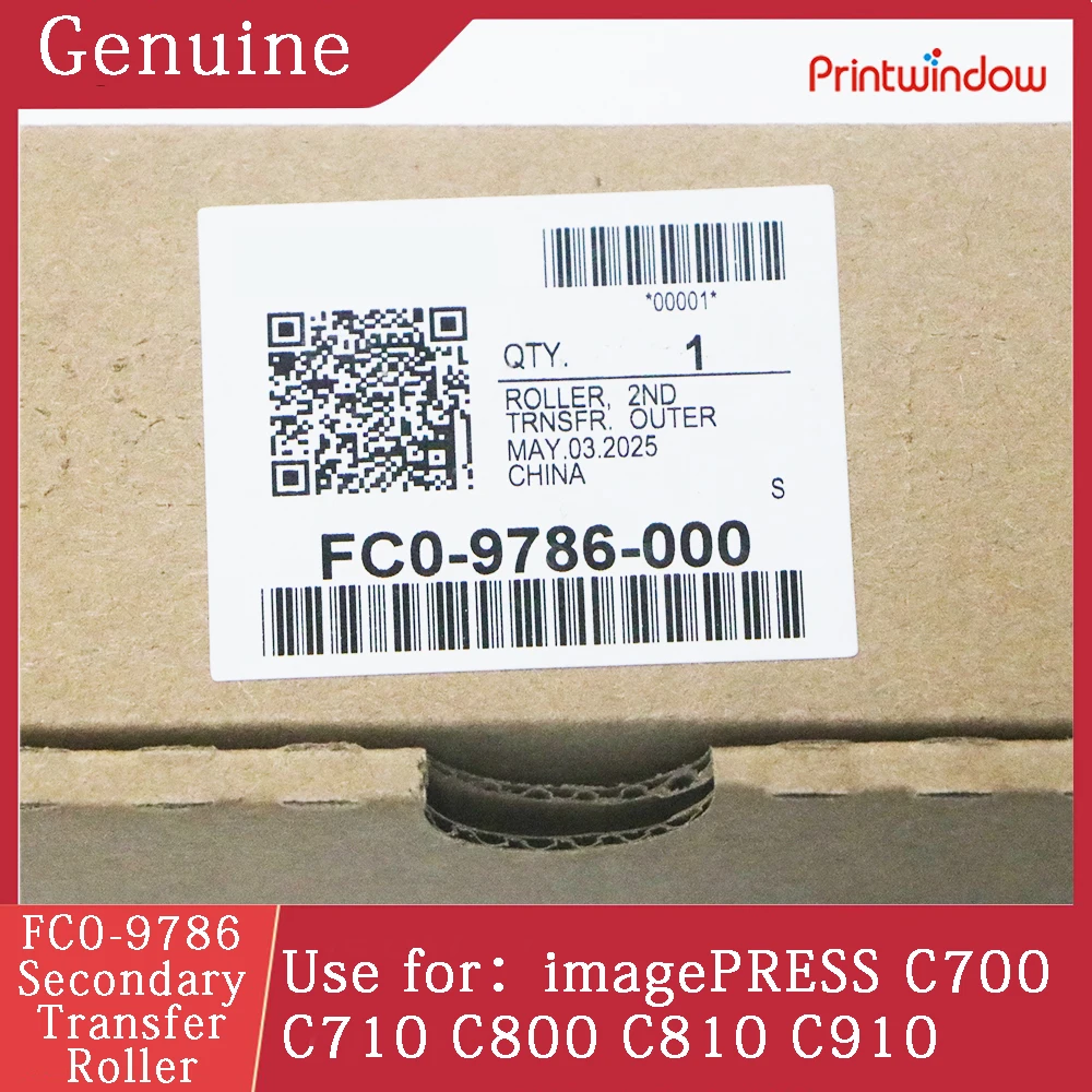 Genuine FC0-9786 Secondary Transfer Roller for Canon imagePRESS C700 C710 C800 C810 C910 2nd Transfer Roller FC0-9786-000