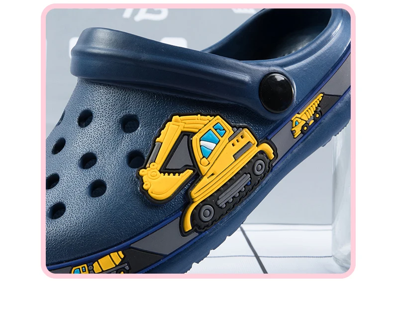 Nette Neue Tier Baby Jungen Hausschuhe Sommer Kinder Cartoon Sandalen Kleinkind Strand Schuhe Mädchen Nette Rutschen Kinder Hausschuhe – Detail 4