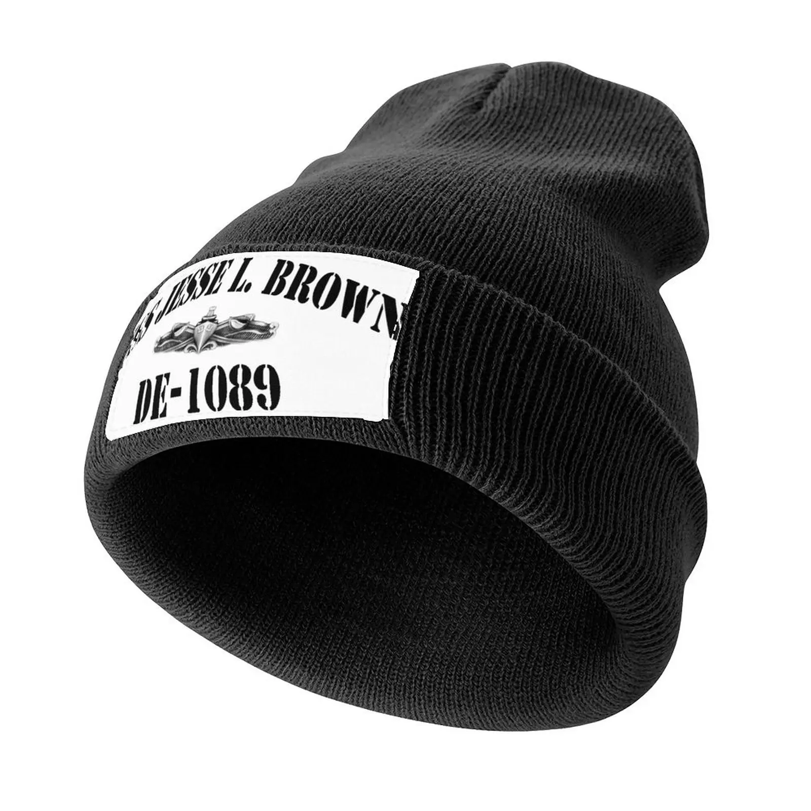 USS JESSE L. BROWN (DE-1089) SHIP'S STORE Knitted Cap Hip Hop Christmas Hat Sun Hats For Women Men's